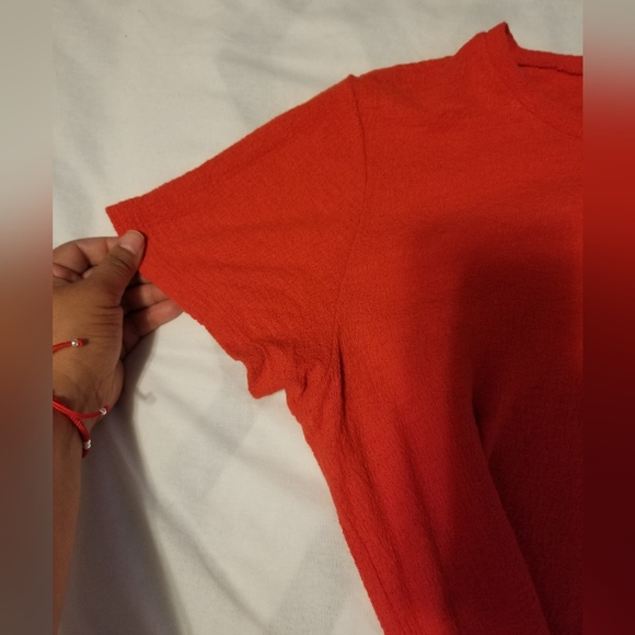 Madewell Women's Blouses Orange Size M - Picture 3 of 5